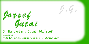 jozsef gutai business card